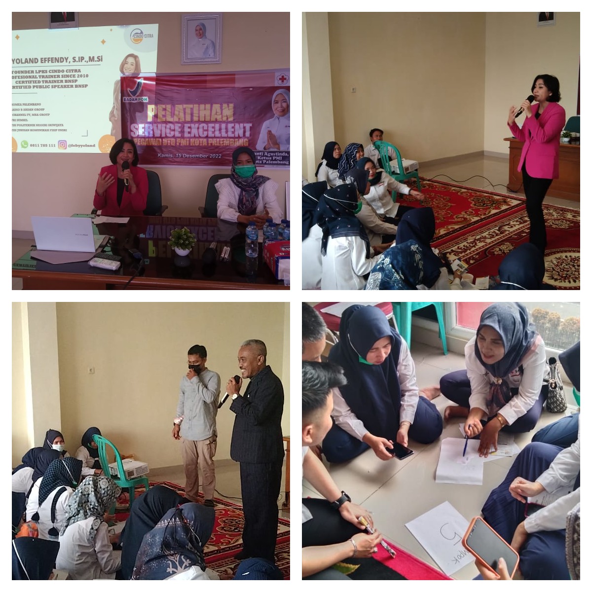 PELATIHAN SERVICE EXCELLENCE PEGAWAI UTD PMI KOTA PALEMBANG